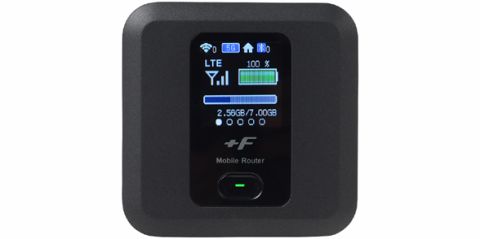 富士ソフト、最大20時間利用可能なモバイルルーター「＋F FS030W」 - 週刊アスキー