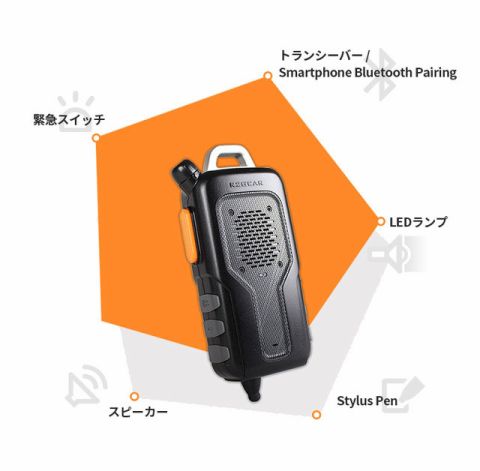 スマホの通信網で使えるBluetoothトランシーバー