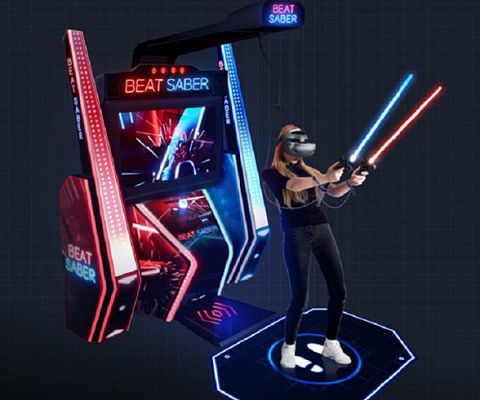 VRゲーム「Beat Saber」アーケード筐体登場 | ASCII 新着ニュース