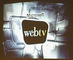 ソフト起動時の画面“Microsoft WebTV”というロゴが確認できる 