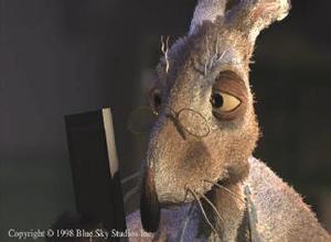 『Bunny』はフルCGで制作されており、ウサギの毛皮もレイトレーシングで描画されている 