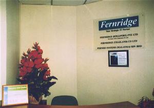 Fernridge社の受付、同社はタイとマレーシアにも関連会社を持っている