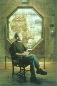 ダニエル・ローズィン Wooden Mirror, 1999 photographed at ITP NYU by Marianne K.Yeung
