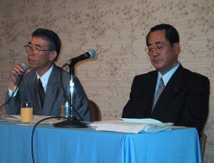 左から専務取締役の田中宰氏、新会社社長に就任予定の森俊幸氏 