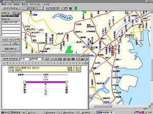 小田急バスの路線図