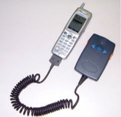携帯電話と接続したスキャナー