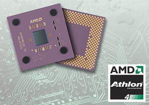 Mobile AMD Athlon 4とロゴ