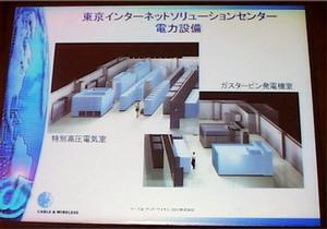 東京インターネットソリューションセンターの電源施設