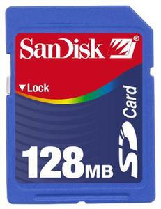 128MBのSDメモリーカード