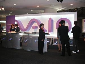 VAIO EXPO 2001の受付