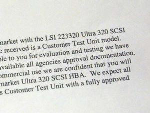 Customer Test Unit model