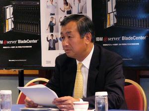 日本IBM常務執行役員システム製品事業担当の橋本孝之氏