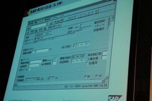 SAP R/2の画面