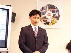 データ会議へのニーズの高さについて語るポリコムジャパン 代表取締役社長の奥田智已氏