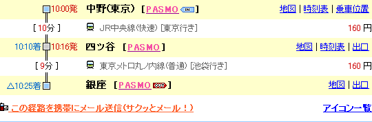 PASMO表示イメージ