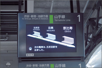 列車在線位置表示システム