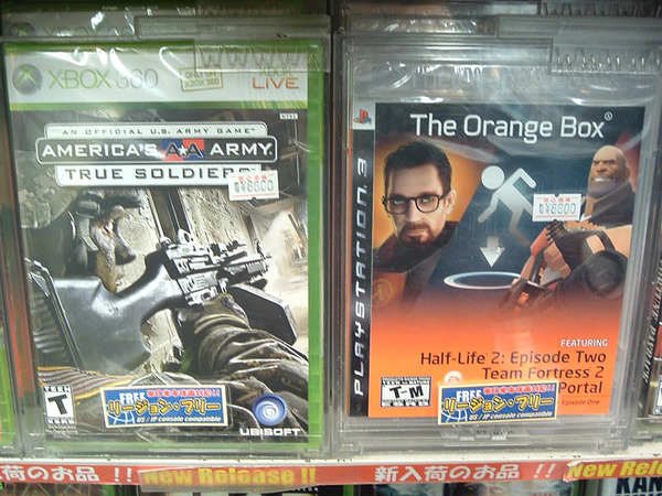 「America's Army: True Soldiers」、「Half-Life 2 Orange Box」