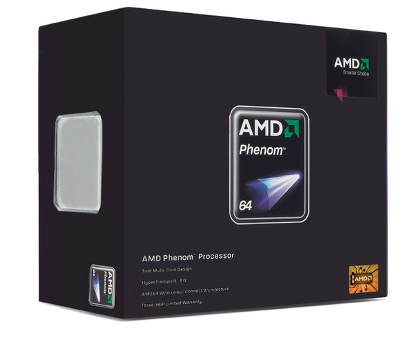 「AMD Phenom 9600 Black Edition クアッドコア・プロセッサ」のパッケージ