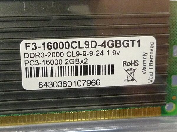「F3-16000CL9D-4GBGT1」