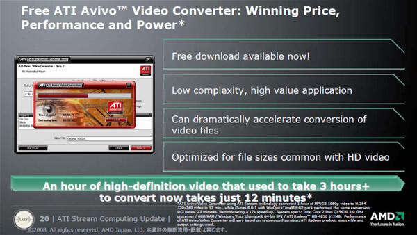ATI Avivo Video Converterは無料配布中