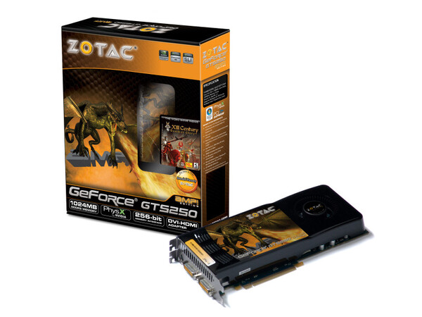 ZOTAC GeForce GTS250 1GM AMP！ EDITION