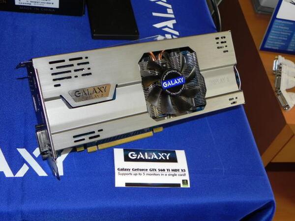 「Galaxy GeForce GTX 560 Ti MDT X5」