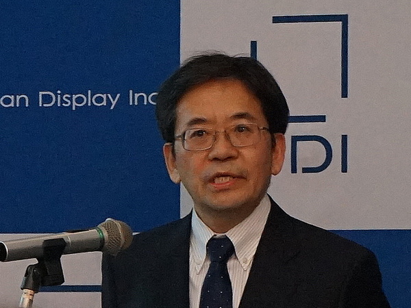 ジャパンディスプレイ 執行役員チーフテクノロジーオフィサーの瀧本昭雄氏