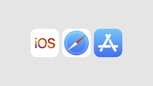 iOS、Safari、App Storeのロゴ