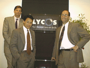 左から、Eric Gerritsen・ライコスジャパン取締役、David Kim・ライコス本社ファイナンス/戦略マネージャー、Edward Philip・ライコス本社COO 