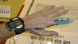 セイコーインスツルメンツの脈拍計測用リストコンピューター『PULSE GRAP』。価格は3万8000円