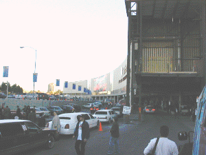 拡張工事中のSands Convention Center。Las Vegas HiltonのConvention Hallも2年前より広くなっていた 