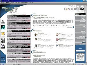 linux.comの画面写真
