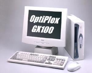 OptiPlex GX100。筐体には今月1日に発表した省スペースタイプを選択可能 