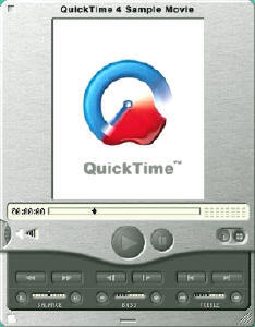 ムービー再生ソフト『QuickTime Player』の画面