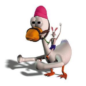 原島朋幸氏の『The Duck Father』、基本的な3Dモデルを使い、小気味いいストーリーに仕上げている
