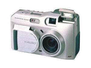 『QV-2000UX』は、銀鉛コンパクトカメラのように、