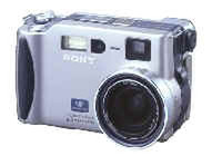 344万画素CCDを搭載したコンパクトなデザインのデジタルカメラ『DSC-S70』