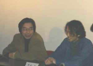 infoseekの水島氏(左)とLYCOSの平出氏