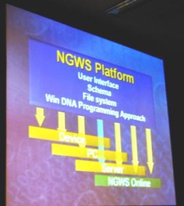 NGWSを説明するスライド 
