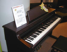 デジタルピアノシリーズも、新音源と新鍵盤を採用した4モデルを一挙に発表した 