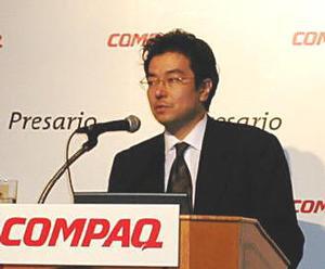 コンパックコンピュータの樋口泰行コンシューマビジネス部長