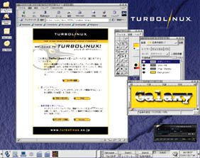 『TurboLinux Workstation日本語版6.0』のデスクトップ画面 