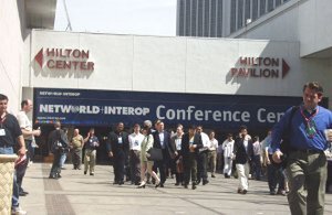 Las Vegas Convention Centerの基調講演会場への入口。同会場は、Hiltonホテルにつながっている