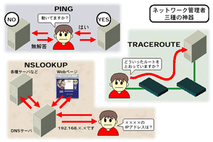 ping、traceroute、nslookup