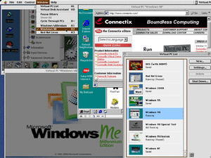 Virtual PC 4の画面