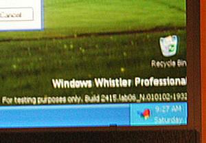 “Windows Whistler Professional”