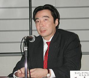 コンピュータ・アソシエイツの三ッ森隆司代表取締役社長