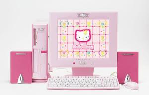ハローキティデスクトップパソコン ピンク