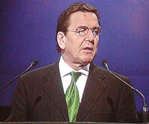 ドイツ連邦共和国のシュレーダー首相