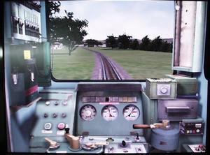 『Microsoft Train Simulator』肥薩線キハ31の運転台